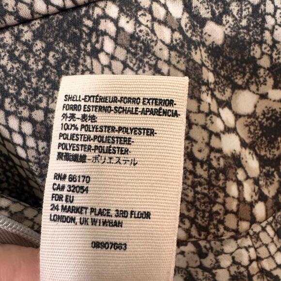 Free People Normani Bias High Waist Snake Print Midi Slip Skirt Size 2 - Picture 9 of 9